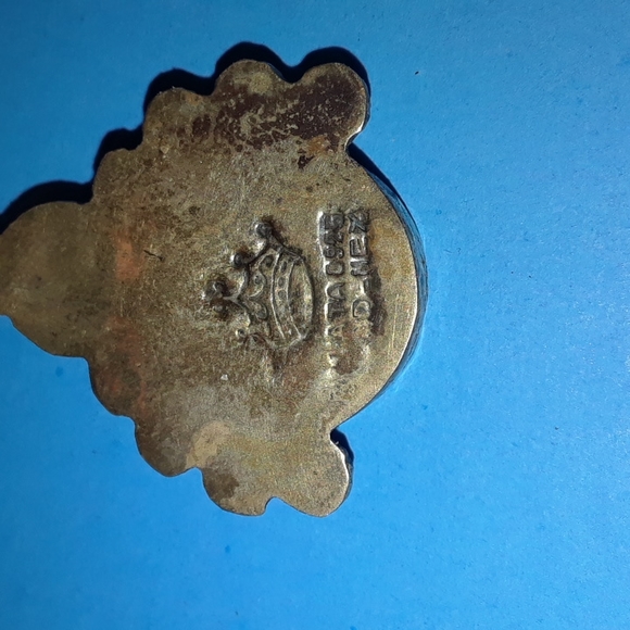 2 Vintage 1960s Mexican Sterling Silver Abalone Earrings - Picture 6 of 9